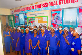 Maximilian College of Professional Studies is a tertiary institution with a campus in Nakuru, Kenya. The college is located at Nacha Plaza on the 4th Floor, along Kijabe Street in Nakuru